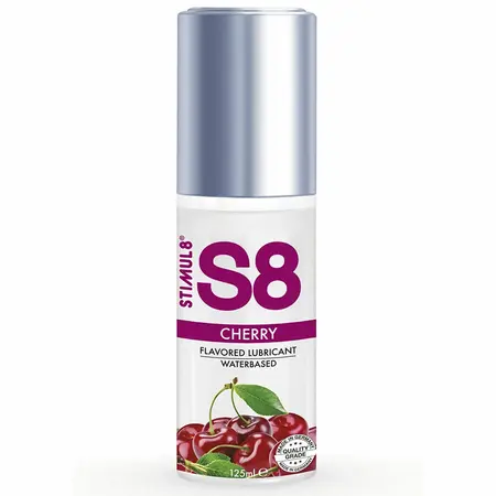 S8 Water-Based Lubrikant višnja 125ml - Formula bez parabena, dugotrajna