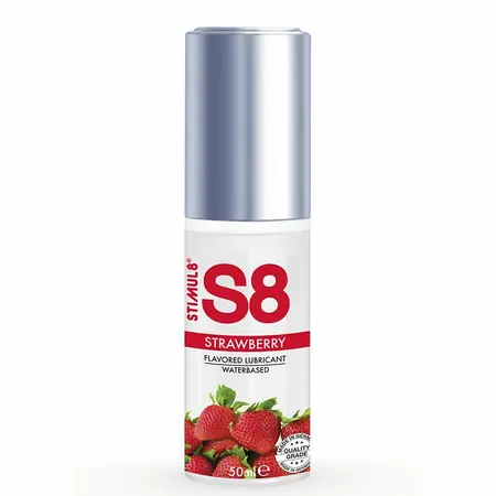 S8 Water-Based Lubrikant jagoda 50ml - Nežna formula bez parabena