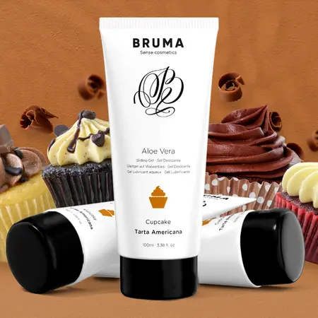 BRUMA Aloe Vera gel na bazi vode 100ml - lubrikant sa mirisom cupcakesa