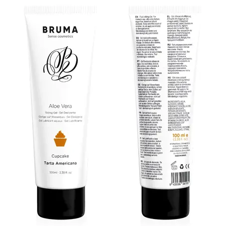 BRUMA Aloe Vera gel na bazi vode 100ml - lubrikant sa mirisom cupcakesa