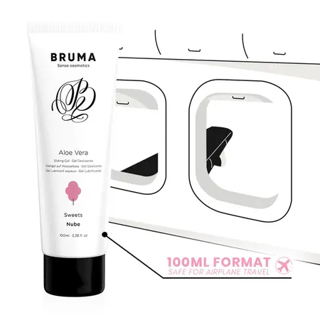 BRUMA Aloe Vera gel za klizanje na bazi vode aroma slatkiša 100ml