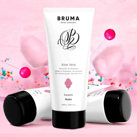 BRUMA Aloe Vera gel za klizanje na bazi vode aroma slatkiša 100ml