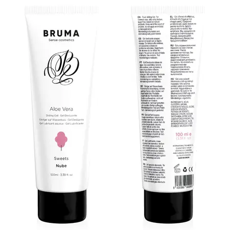 BRUMA Aloe Vera gel za klizanje na bazi vode aroma slatkiša 100ml