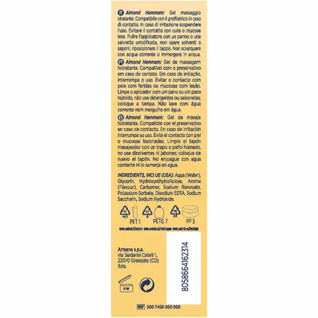 Control Almond Hammam 3-u-1 gel za masažu, aroma bademovog mleka, 200ml