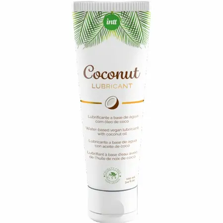 INTT veganski lubrikant na bazi vode aroma kokosa 100ml - hidratantna formula