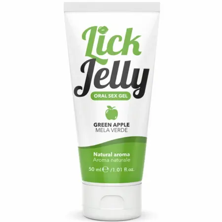 Intimateline Lick Jelly lubrikant zelena jabuka 50ml - osvežavajuća aroma