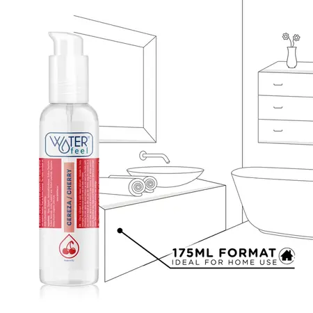 Waterfeel lubrikant na bazi vode miris višnje 175ml sa sigurnosnim poklopcem