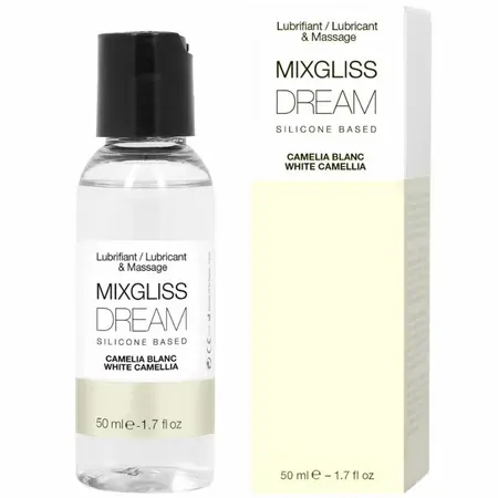Mixgliss Dream White Camelia silikonski lubrikant i gel za masažu 50ml