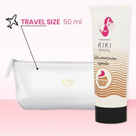 Kiki Travel lubrikant na vodenoj bazi sa ukusom kolača 50ml veganska formula