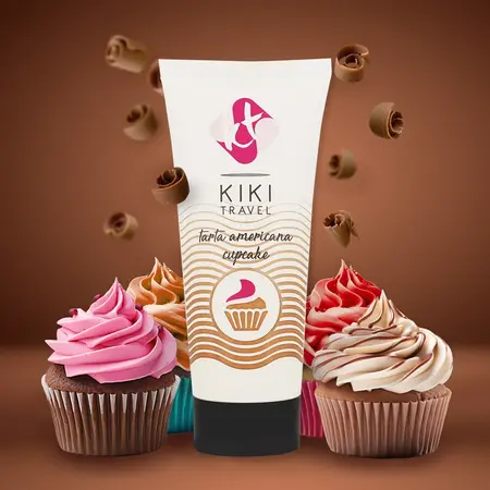 Kiki Travel lubrikant na vodenoj bazi sa ukusom kolača 50ml veganska formula