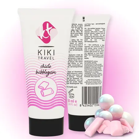 Kiki Travel Bubblegum lubrikant na vodenoj bazi 50ml veganska formula