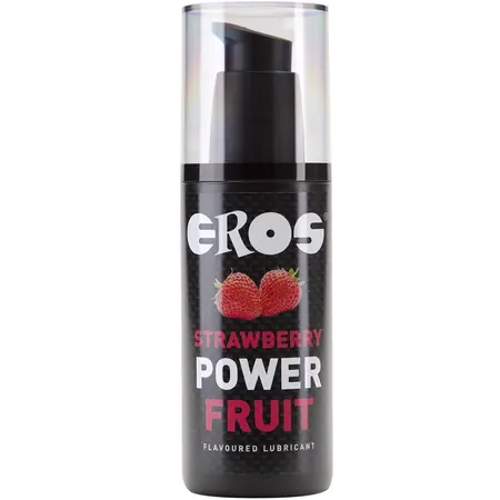 EROS Power Line lubrikant sa ukusom jagode 125ml mešavina vode i silicijuma