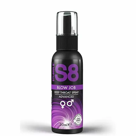 S8 Deep Throat Mint sprej 30ml - osvežavajuća formula za oralnu udobnost