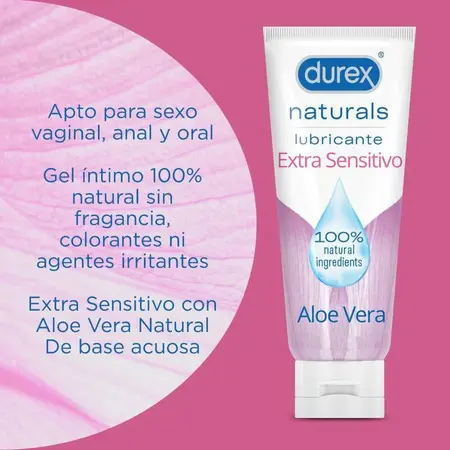 Durex Naturals Extra Sensitive intimni lubrikant sa aloe verom 100ml