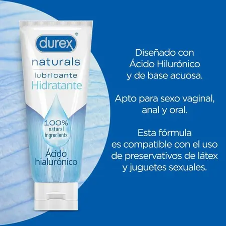 Durex Naturals hidratantni lubrikant na vodenoj bazi 100ml - pH uravnotežen