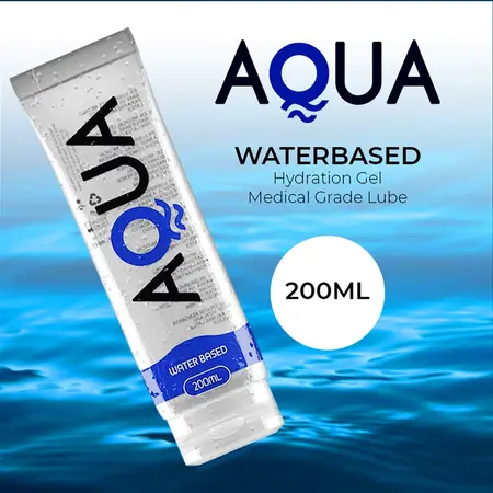 AQUA Quality Water-Based Lubricant 200ml - Prozirna Formula Bez Mirisa