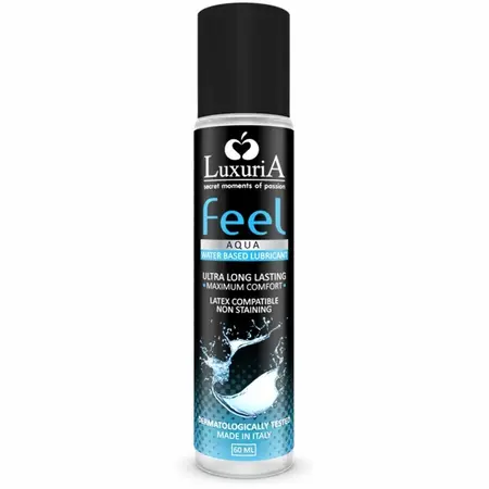 Intimateline Luxuria Feel Aqua Water-Based Lubricant 60 ml Premium Formula