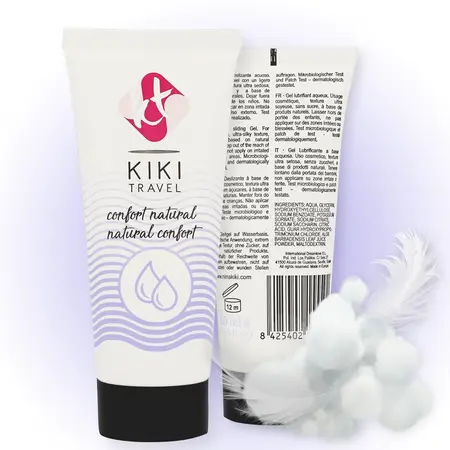 KIKI Travel Comfort Water-Based Vegan Lubricant 50ml - Prirodna Formula