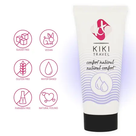 KIKI Travel Comfort Water-Based Vegan Lubricant 50ml - Prirodna Formula