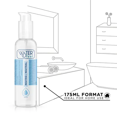 Waterfeel Natural Water-Based Lubricant 175ml - Gentle & Odorless Formula