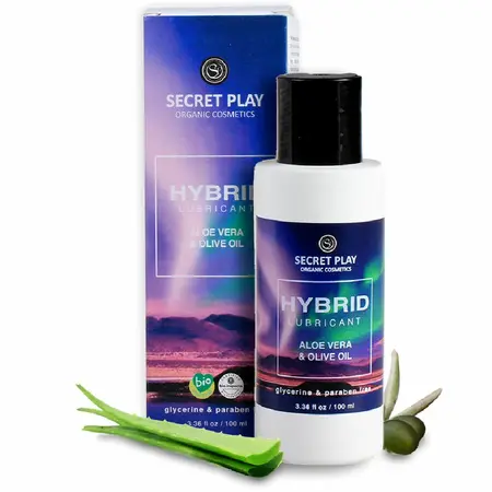 Secret Play hibridni organski lubrikant 100ml - aloe vera i ekstrakt masline