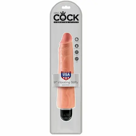 Pipedream King Cock Vibrating Stiffy 23 cm - Multispeed, Flesh Tone