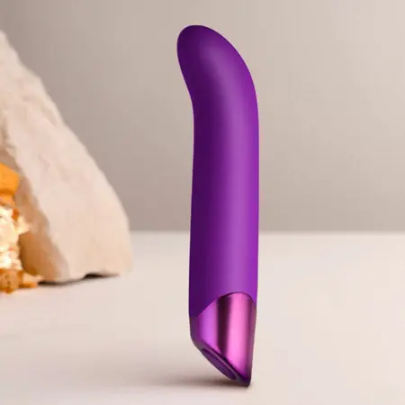 Rocks-Off Chaiamo G Vibrator Ljubičasti - Zakrivljeni silikon, 10 modova, Vodootporan