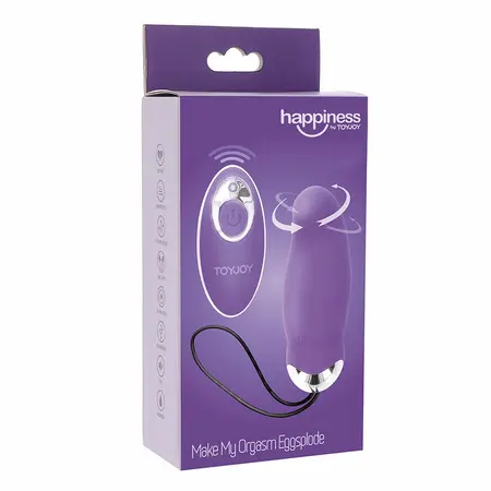 ToyJoy Happiness Eggsplode daljinski upravljani silikonski vibrirajući jaje Roze