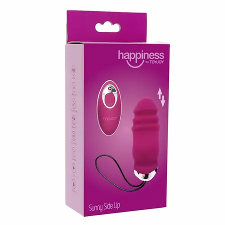 ToyJoy Sunny Side Up & Down vibrirajuće jaje daljinski upravljano Fuchsia 8 modova