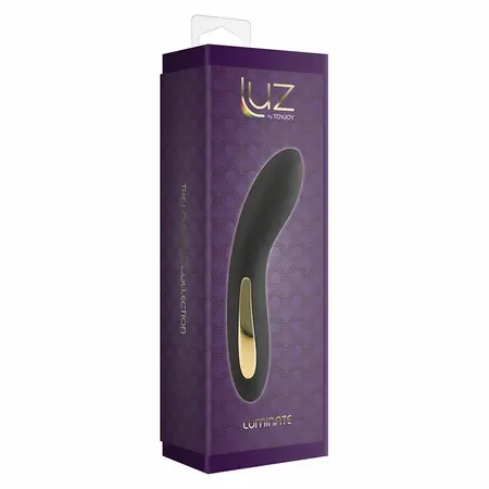 TOYJOY Luminate Light Black - LED punjivi silikonski G-Spot model