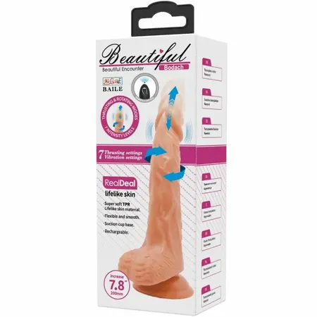 Baile Bodach Multi-Function Rotating Model with Remote & Suction Cup, Brown