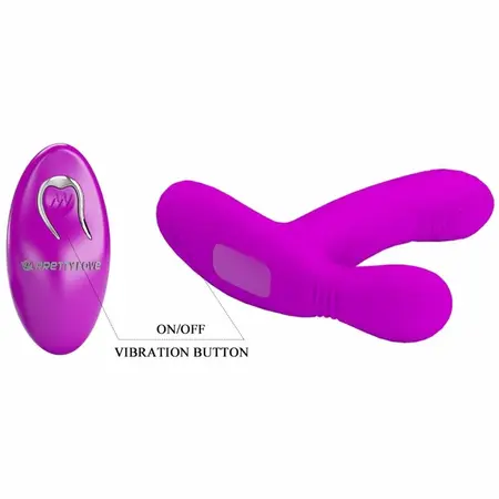 Pretty Love Geri Roze intimni masažer sa daljinskim, 12 modova, Silikon