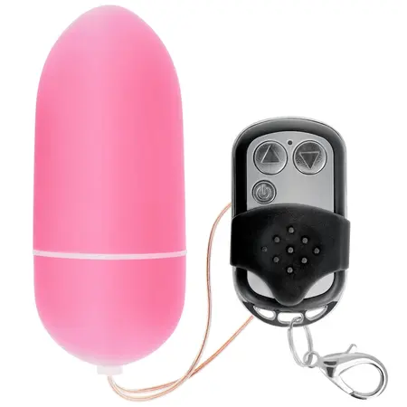 ONLINE daljinski upravljano vibrirajuće jaje L Roze, 10 modova, Vodootporan ABS