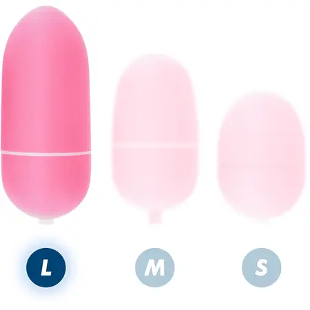 ONLINE daljinski upravljano vibrirajuće jaje L Roze, 10 modova, Vodootporan ABS