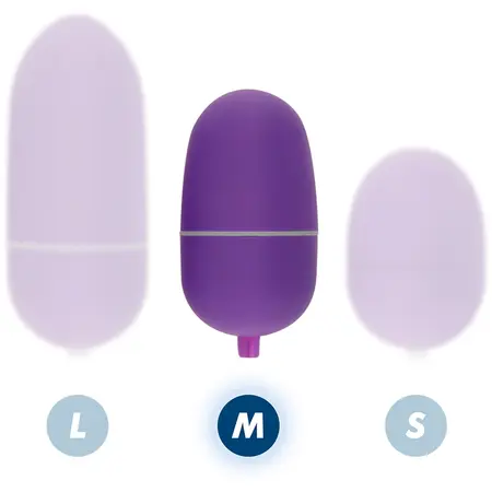 ONLINE daljinski upravljano intimno jaje M Ljubičasto - 10 modova, Vodootporan ABS