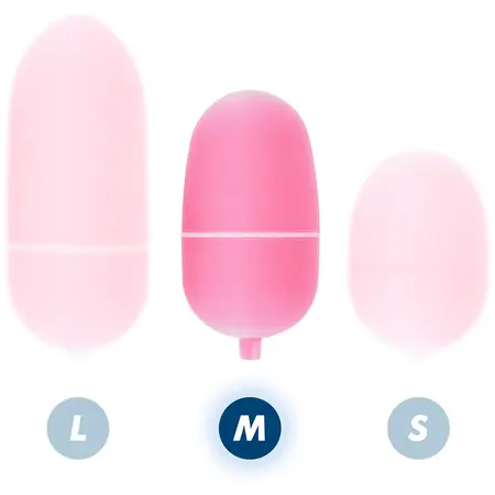 ONLINE daljinski upravljano vibrirajuće jaje M Roze - 10 modova, Vodootporan, ABS