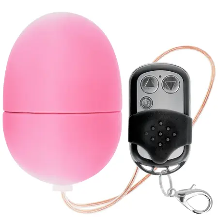 ONLINE daljinski upravljivo vibrirajuće jaje S Pink – 10 režima, vodootporno ABS
