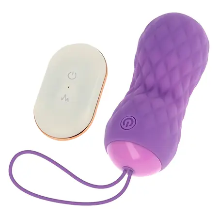 OHMAMA Remote Control Egg 7 Modes Compact USB Silicone 8.5x2.8cm