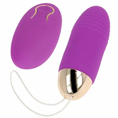 OHMAMA Daljinski upravljivo intimno jaje 10 režima Ljubičasto 8.5x2.8cm