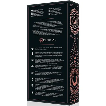 Rithual Anusara Dual Engine 2.0 Intimni uređaj Crni Punjiv