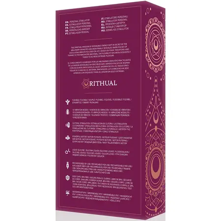 Rithual Anusara Dual Engine 2.0 Orhideja – Punjivi silikonski masažer