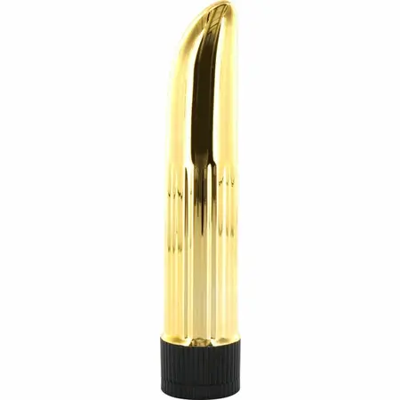 Seven Creations Ladyfinger Gold Mini Vibrator 11cm - Compact Metallic Design