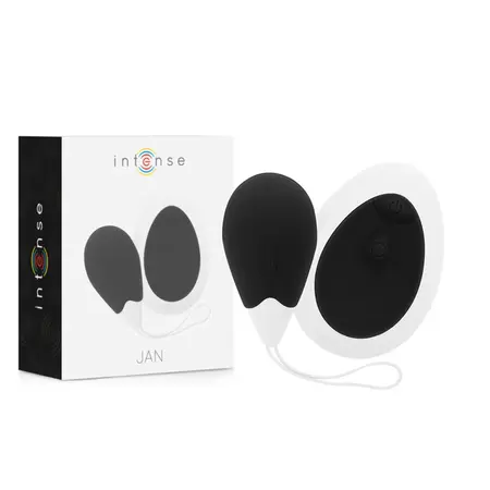 INTENSE Jan bežično vibrirajuće jaje Crno – 10 režima, USB punjivo