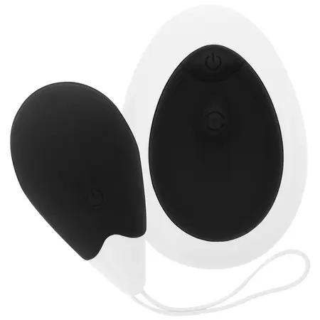 INTENSE Jan bežično vibrirajuće jaje Crno – 10 režima, USB punjivo