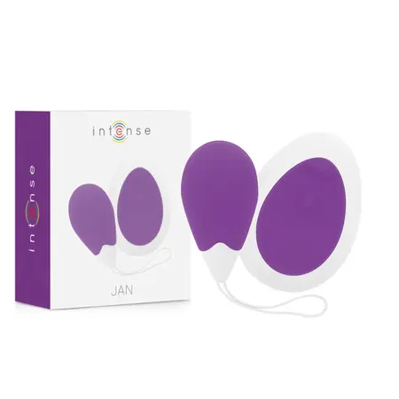 Intense Jan Lila bežično daljinski upravljivo intimno jaje, 10 režima, USB
