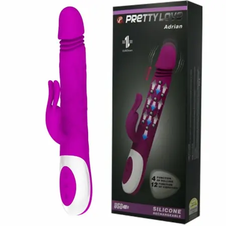 Pretty Love Adrian Silicone Rechargeable Multi-Function Intimate Device