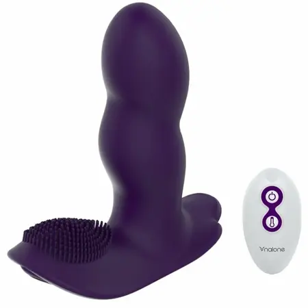 Nalone Loli Remote Control Intimate Massager, Silicone, Purple