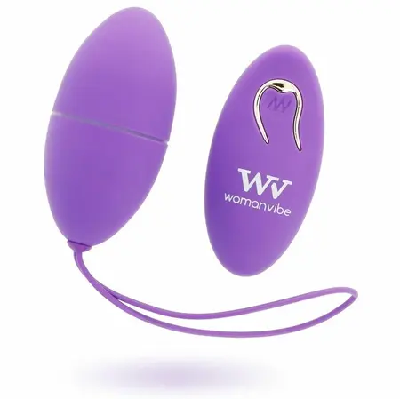 Womanvibe Alsan daljinski upravljivo intimno jaje Silikon Lila 3.5x7.1cm