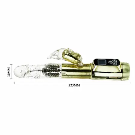 Baile Siberia Passion Gold Dual-Action Intimate Device with LED Panel