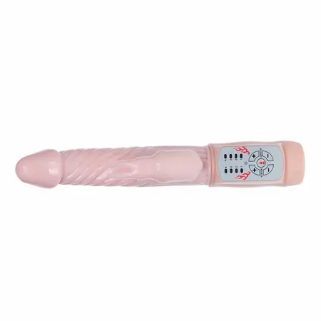 Baile Fire Bunny Rotator Intimate Machine with Heating System 220mm Pink